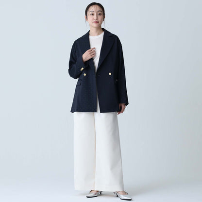F-JK-09「Stella dot」Relax jacket NAVY×BLACK