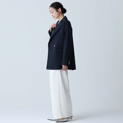 F-JK-09「Stella dot」Relax jacket NAVY×BLACK