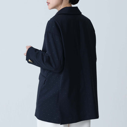 F-JK-09「Stella dot」Relax jacket NAVY×BLACK