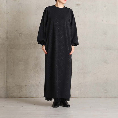 2026AW【10月中旬お届け予定】 F-DR-07「Stella dot knit」Long dress【全2色】