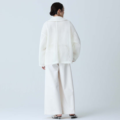 C-BL-83 知更鸟花衬衫 白色