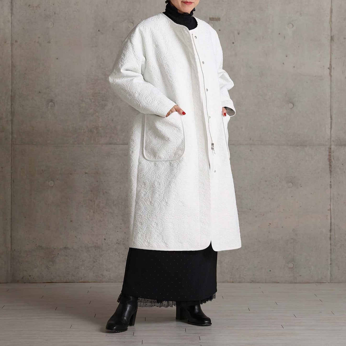 2026AW【12月中旬お届け予定】 F-JK-15「Boutis Relief」2way coat【全3色】