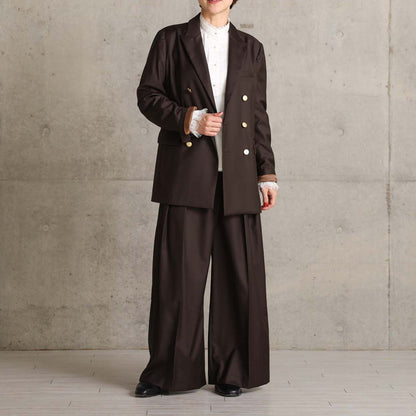 2026AW【10月下旬お届け予定】 F-PT-12「Super140’s Luxe Wool」Gurkha wrap trousers【全2色】