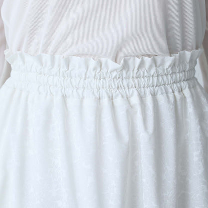 C-BL-83 Robin flower blouse WHITE