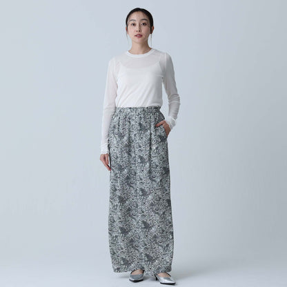 F-PT-09「Avinea」Easy wide pants MONOTONE