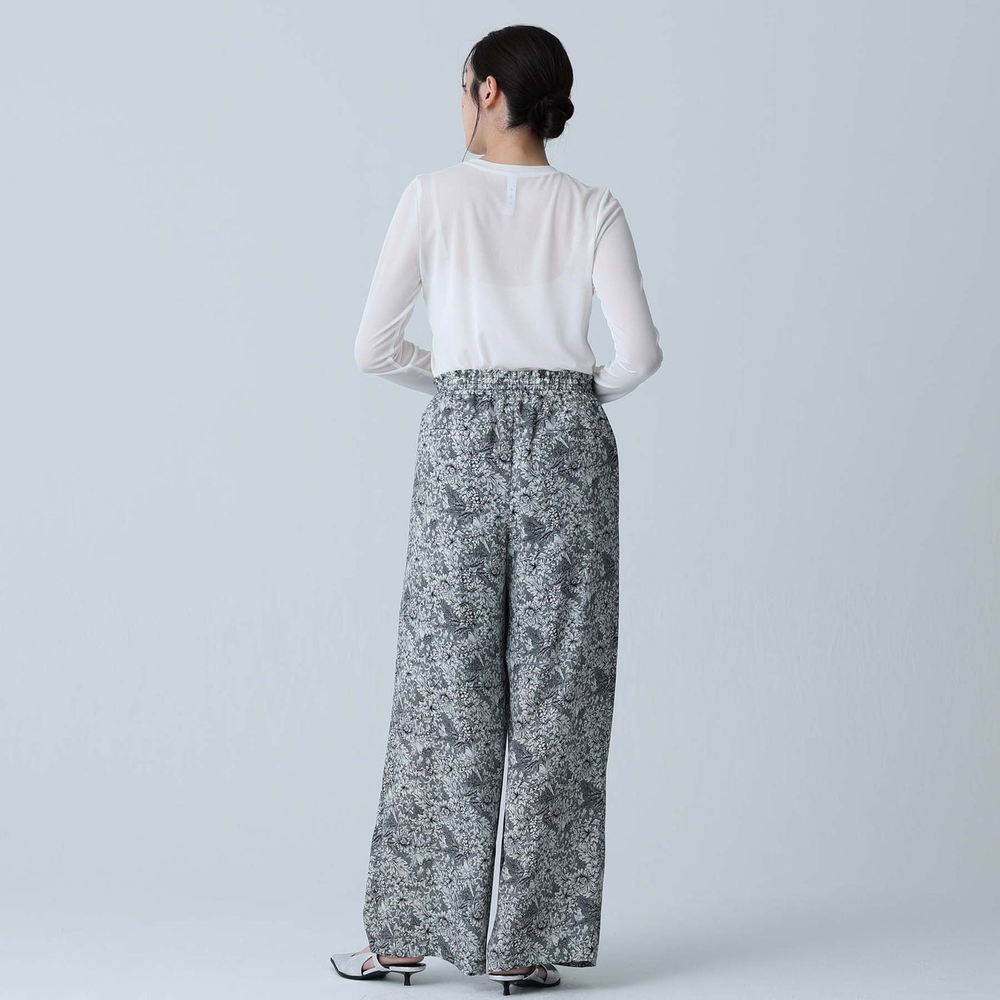 F-PT-09「Avinea」Easy wide pants MONOTONE