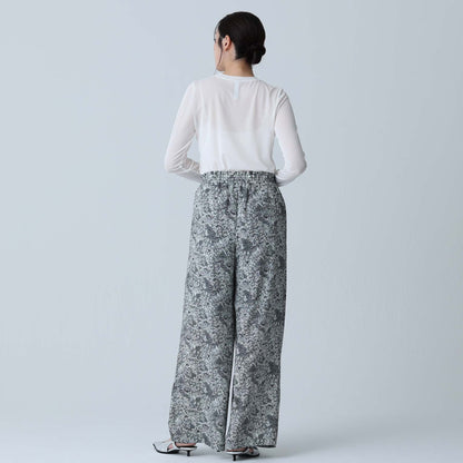 F-PT-09「Avinea」Easy wide pants MONOTONE