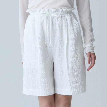 C-BL-83 Robin flower blouse WHITE