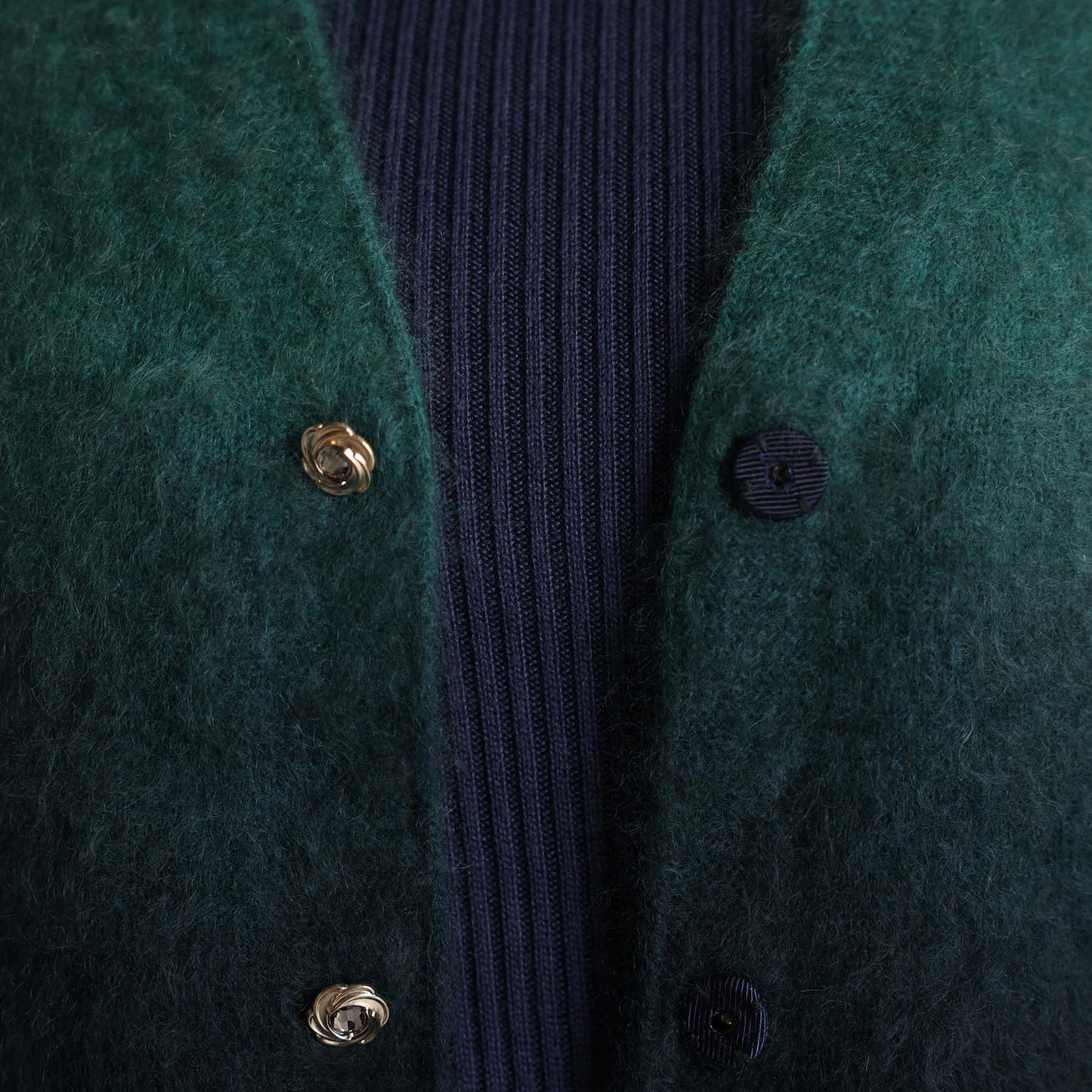 2026AW【10月下旬お届け予定】 F-KN-07「Pure Feather cashmere」V-neck cardigan【全4色】