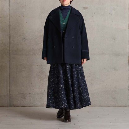 2026AW【11月中旬お届け予定】 F-JK-17「Pure cashmere」Pea jacket【全3色】