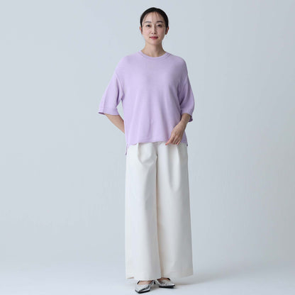 C-BL-83 Robin flower blouse WHITE