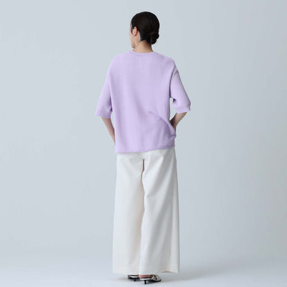 C-BL-83 Robin flower blouse WHITE