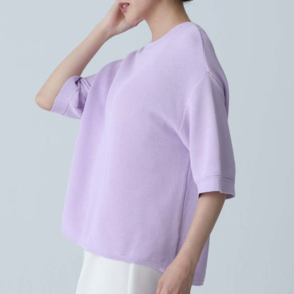 C-BL-83 Robin flower blouse WHITE