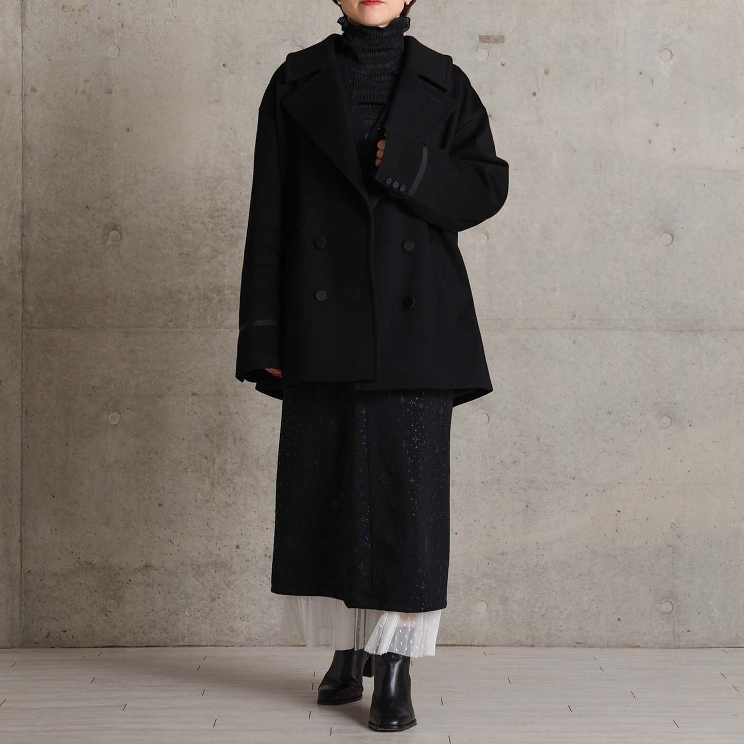 2026AW【11月中旬お届け予定】 F-JK-17「Pure cashmere」Pea jacket【全3色】