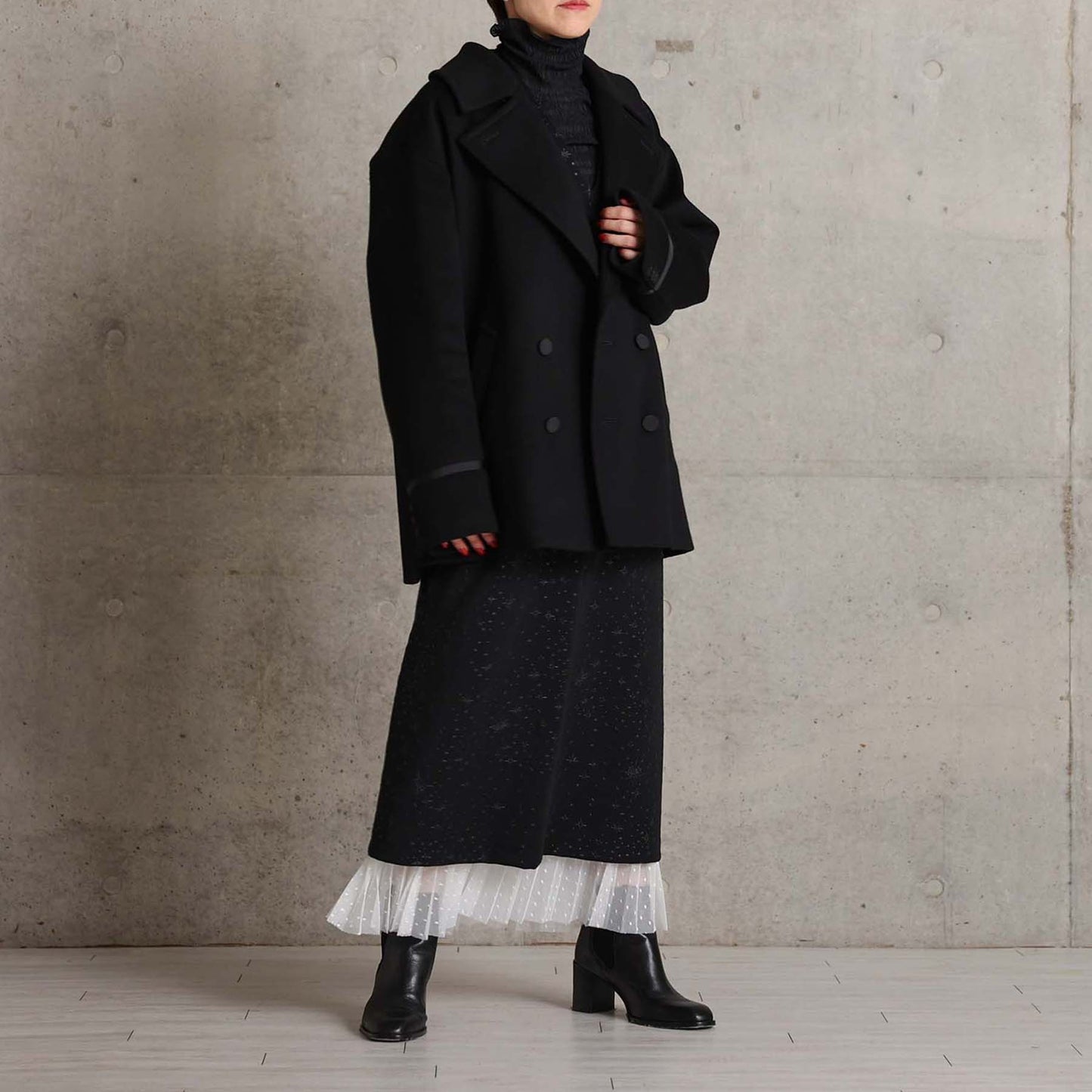 2026AW【11月中旬お届け予定】 F-JK-17「Pure cashmere」Pea jacket【全3色】