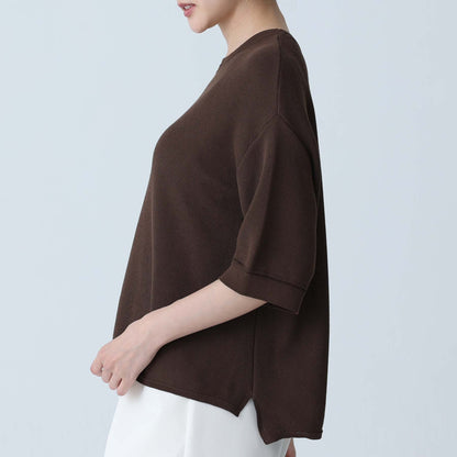 C-BL-83 Robin flower blouse WHITE