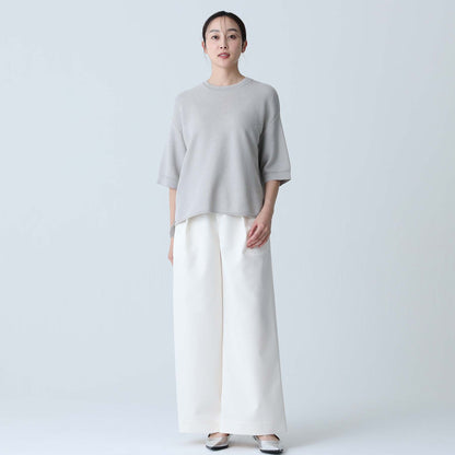 C-BL-83 Robin flower blouse WHITE