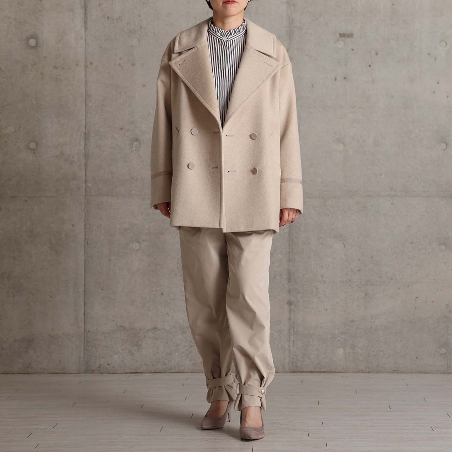 2026AW【11月中旬お届け予定】 F-JK-17「Pure cashmere」Pea jacket【全3色】