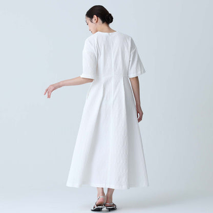 C-BL-83 Robin flower blouse WHITE