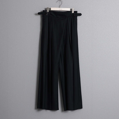 2026AW【10月下旬お届け予定】 F-PT-12「Super140’s Luxe Wool」Gurkha wrap trousers【全2色】