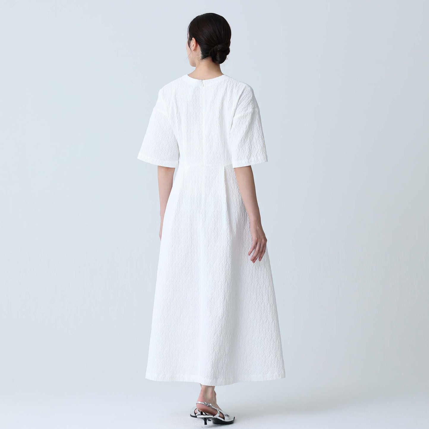 C-BL-83 Robin flower blouse WHITE