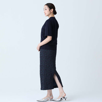 C-BL-83 Robin flower blouse WHITE