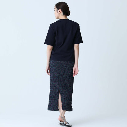 C-BL-83 Robin flower blouse WHITE