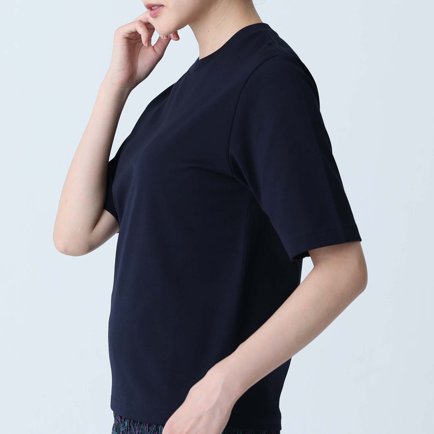 C-BL-83 Robin flower blouse WHITE