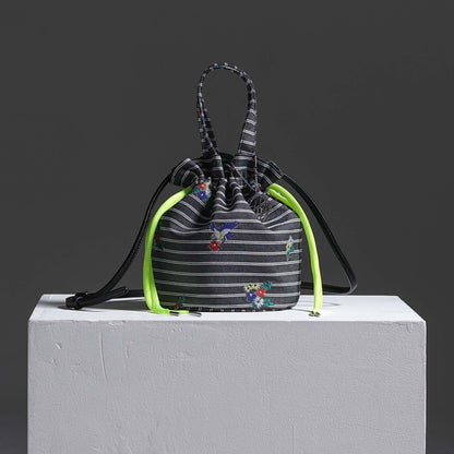 9月上旬～中旬お届け予定F-BG-53「Robin stripe」Lien bucket 【全1色】