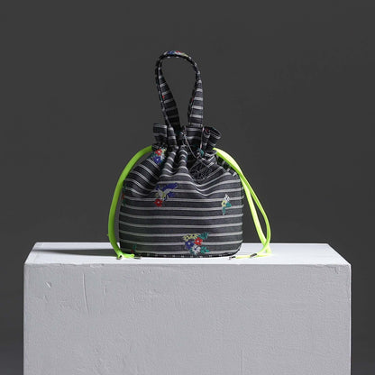 9月上旬～中旬お届け予定F-BG-53「Robin stripe」Lien bucket 【全1色】