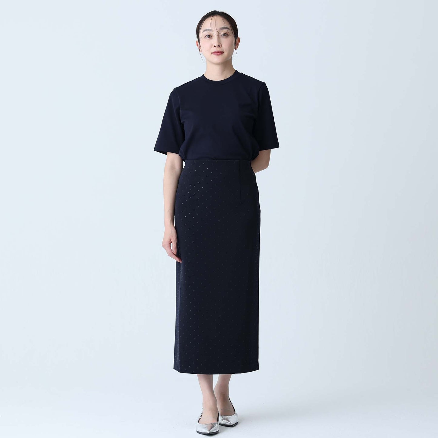 C-BL-83 Robin flower blouse WHITE