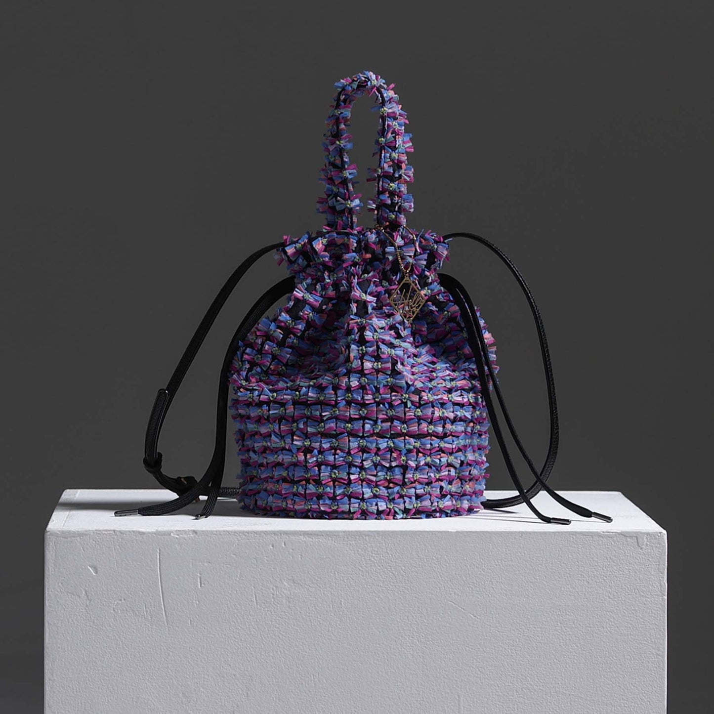 9月上旬～中旬お届け予定F-BG-52「Feather flower jacquard」Lien bucket 【全1色】