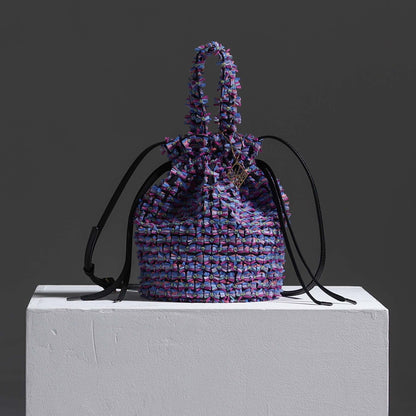 9月上旬～中旬お届け予定F-BG-52「Feather flower jacquard」Lien bucket 【全1色】