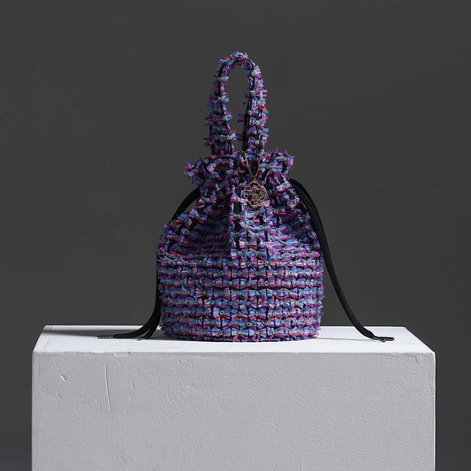 9月上旬～中旬お届け予定F-BG-52「Feather flower jacquard」Lien bucket 【全1色】