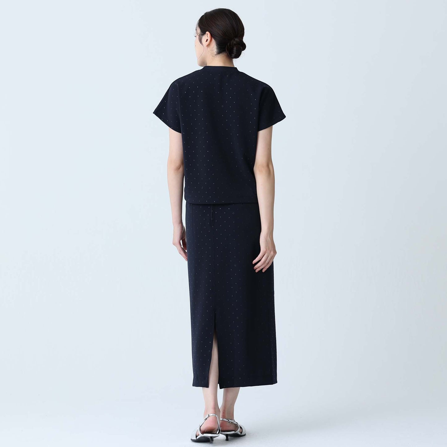 C-BL-83 Robin flower blouse WHITE