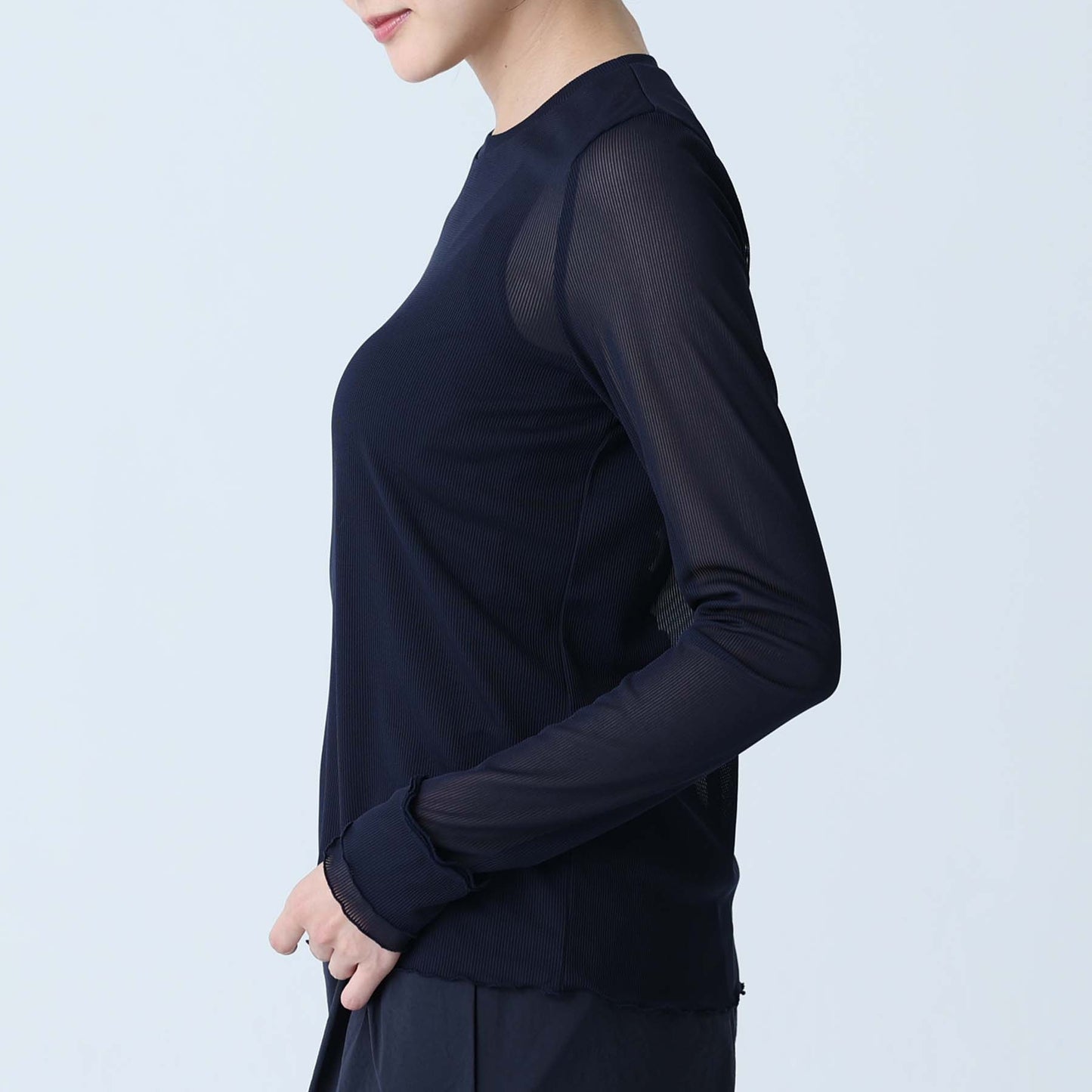 C-BL-83 Robin flower blouse WHITE