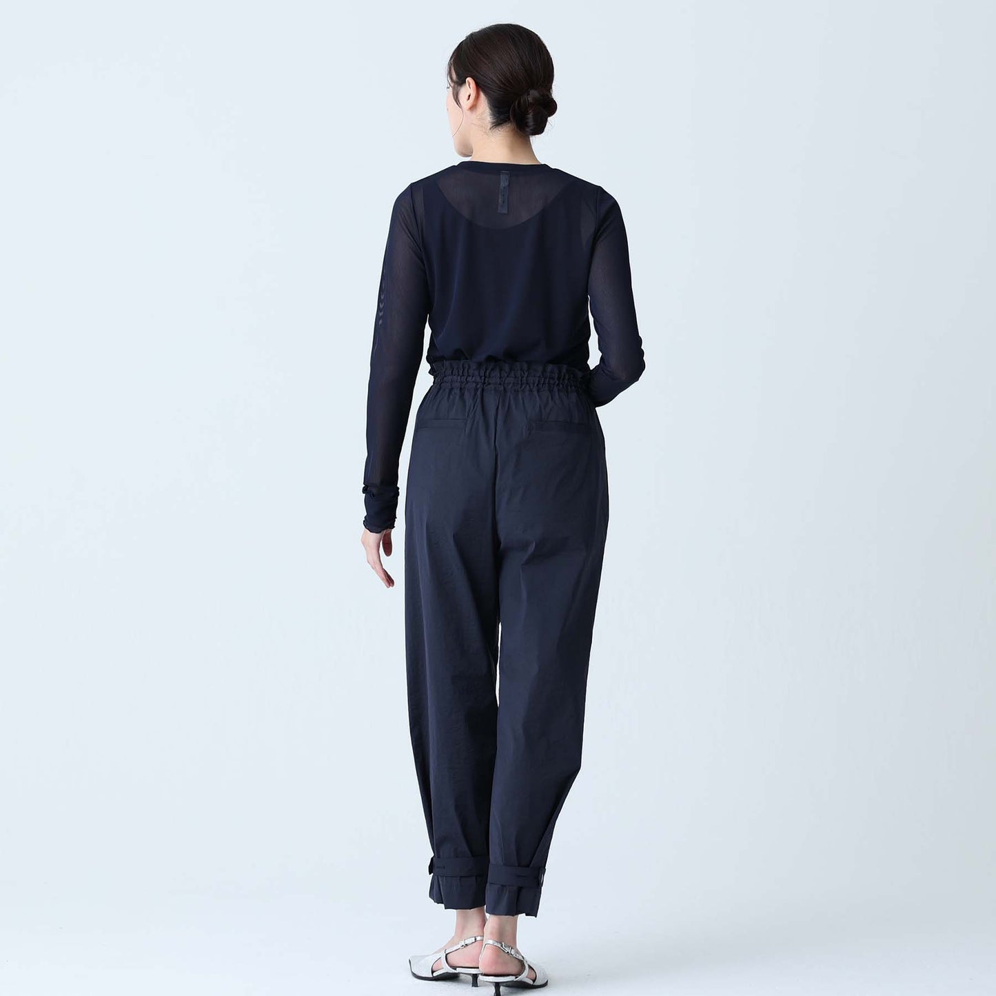 F-PT-07「Éclat Stretch」2way pants BLACK