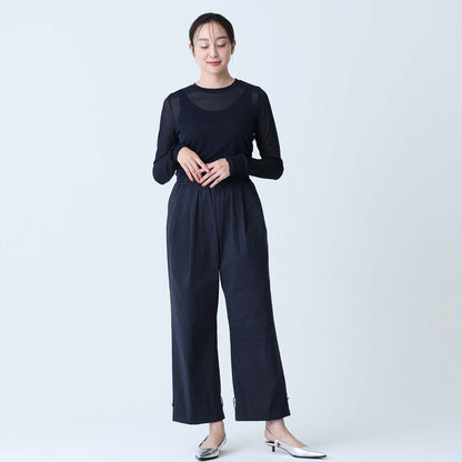 F-PT-07「Éclat Stretch」2way pants BLACK