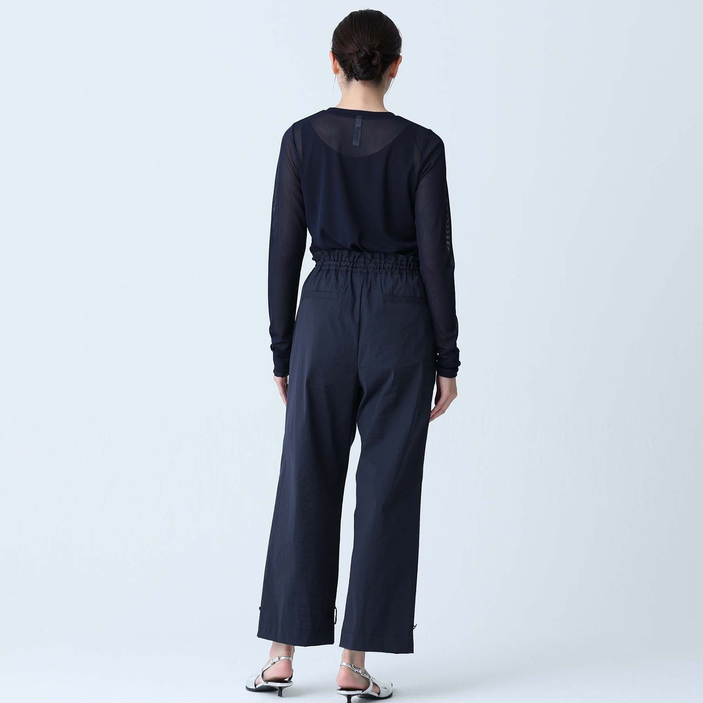 F-PT-07「Éclat Stretch」2way pants BLACK