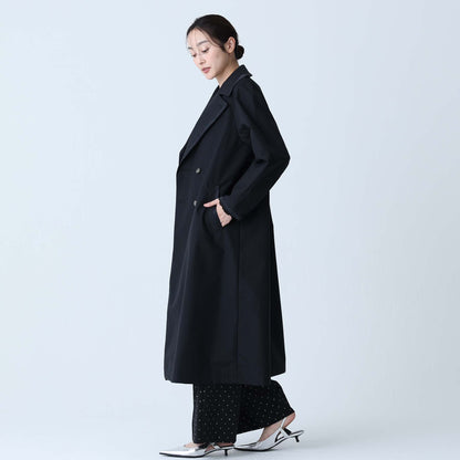 F-JK-10「Three layer」Long coat BLACK