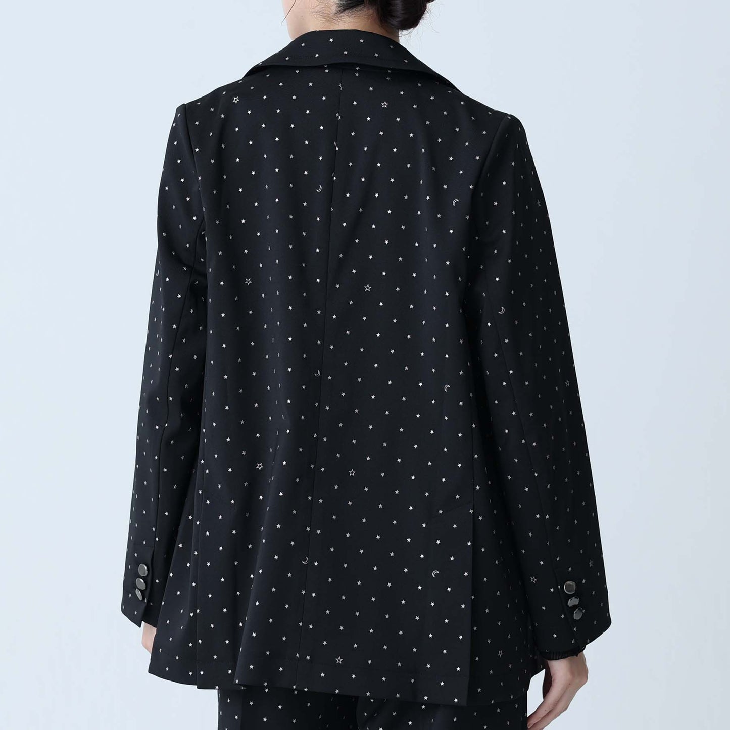 F-JK-09「Stella dot」Relax jacket BLACK×SILVER