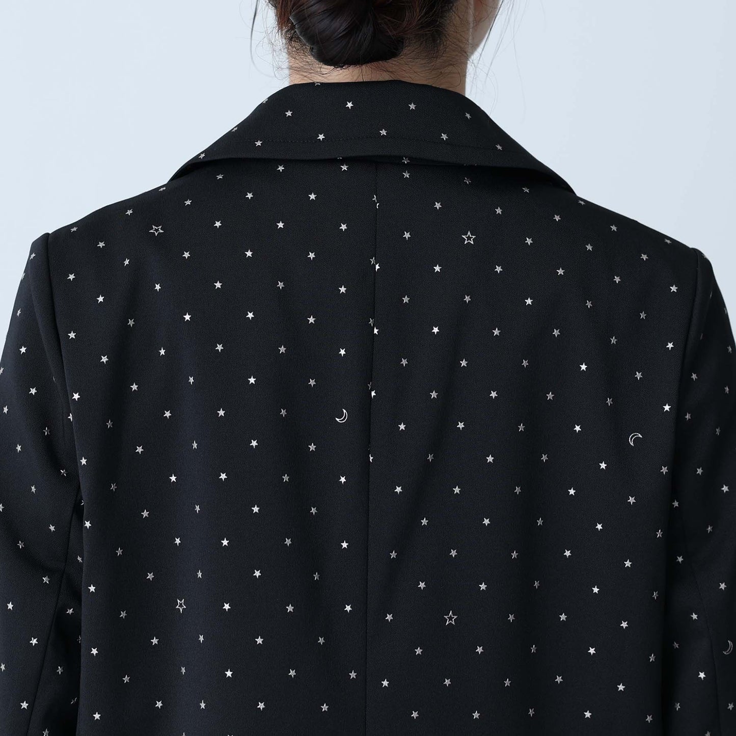 F-JK-09「Stella dot」Relax jacket BLACK×SILVER