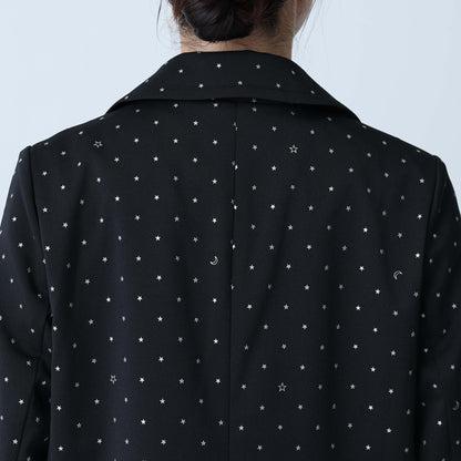F-JK-09「Stella dot」Relax jacket BLACK×SILVER