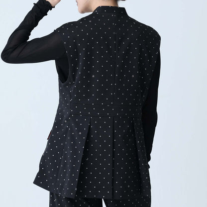 C-BL-83 Robin flower blouse WHITE