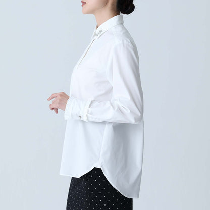 C-BL-83 知更鸟花衬衫 白色