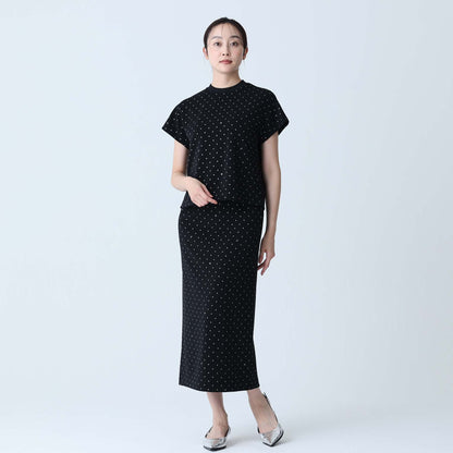 C-BL-83 Robin flower blouse WHITE