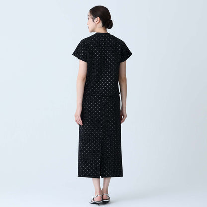 C-BL-83 Robin flower blouse WHITE