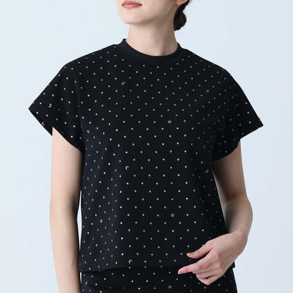 C-BL-83 Robin flower blouse WHITE