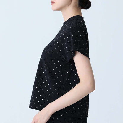 C-BL-83 Robin flower blouse WHITE