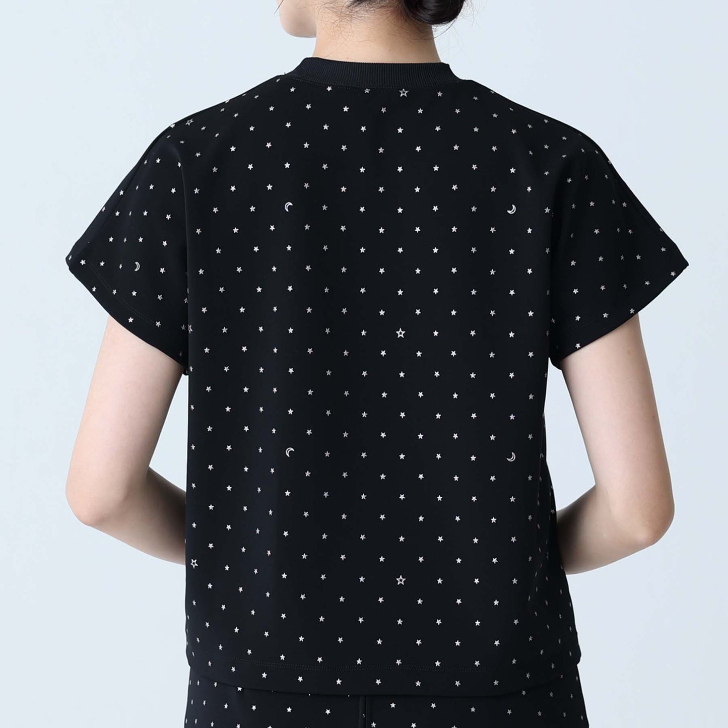 C-BL-83 Robin flower blouse WHITE